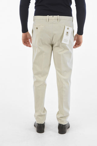ID Belt Loops Stretch Cotton Chino Pants