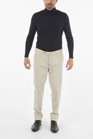 ID Belt Loops Stretch Cotton Chino Pants