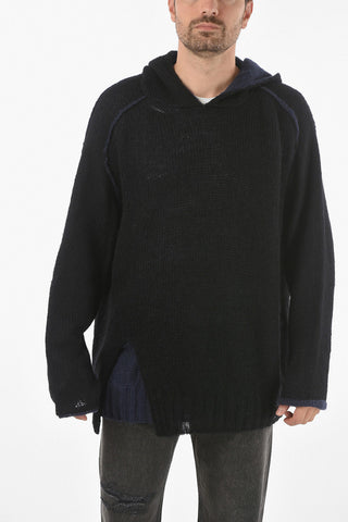 Double Layer Hooded Sweater
