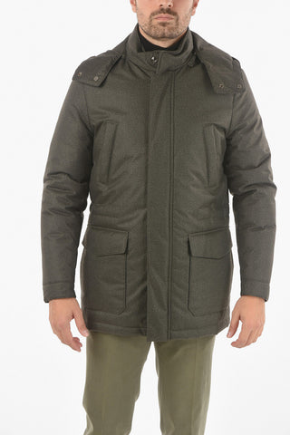 ID Removable Hood ROWER Quilted Jacket