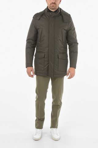ID Removable Hood ROWER Quilted Jacket