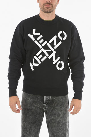 Cotton Blend KENZO CROSS Oversized Sweatshirt