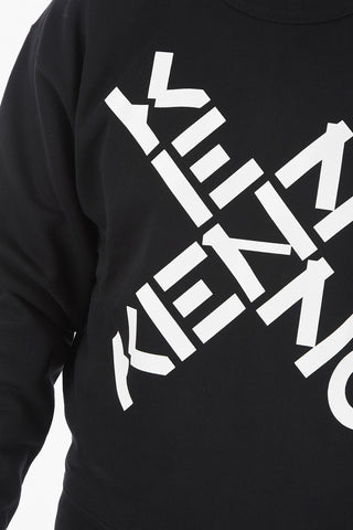 Cotton Blend KENZO CROSS Oversized Sweatshirt