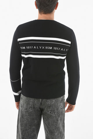 Crewneck Sweater With Printed Logo
