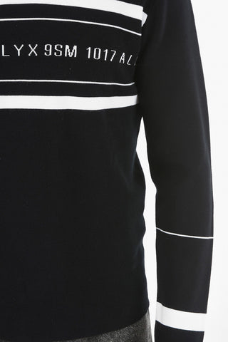 Crewneck Sweater With Printed Logo