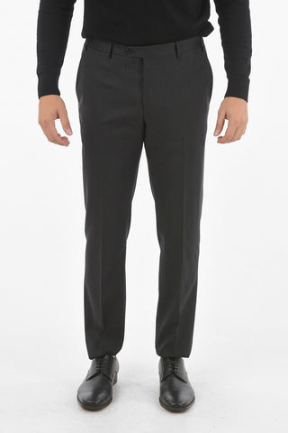 2 Button ACADEMY Herringbone Virgin Wool Suit