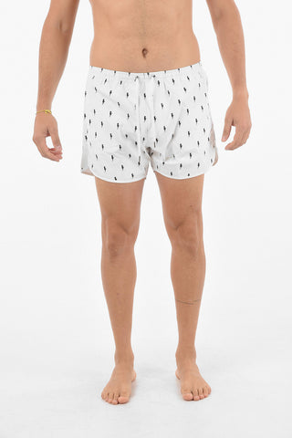 SWIMWEAR All Over Printed Short Swimsuit