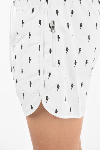 SWIMWEAR All Over Printed Short Swimsuit