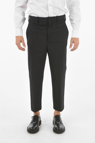 Satin Side Band Solid Color Pants