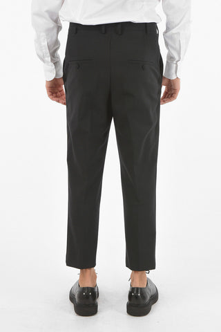 Satin Side Band Solid Color Pants