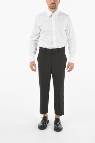 Satin Side Band Solid Color Pants