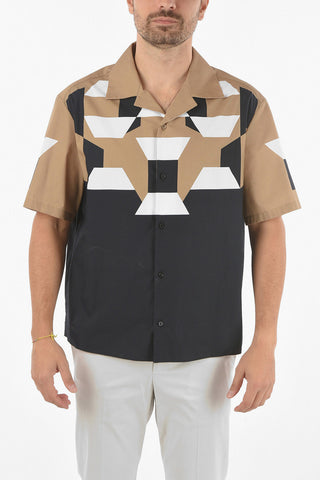 camicia CUBIST FAIR-ISLE Loose Fit a manica corta