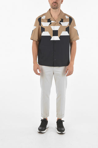 camicia CUBIST FAIR-ISLE Loose Fit a manica corta