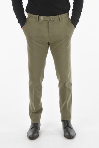 ID Belt Loops Stretch Cotton Chino Pants