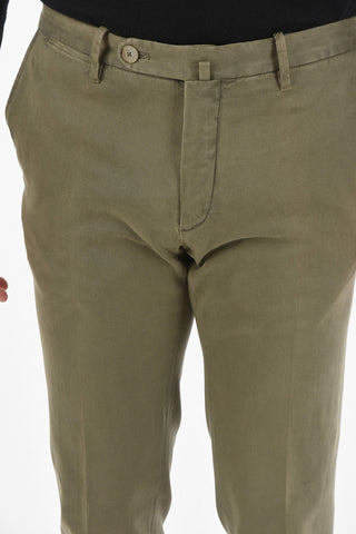 ID Belt Loops Stretch Cotton Chino Pants