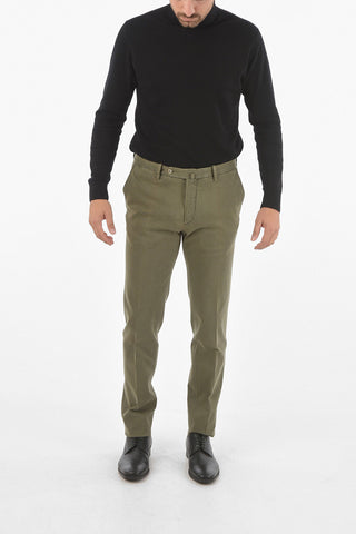 ID Belt Loops Stretch Cotton Chino Pants