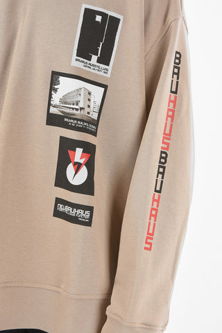 Printed Dropped Shoulder Easy Fit CENTENARY BAUHAUS Hoodie
