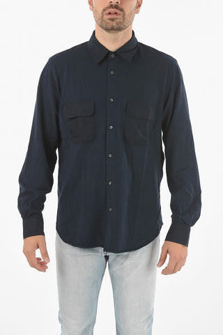 Camicia Sahariana in Jersey di Cotone