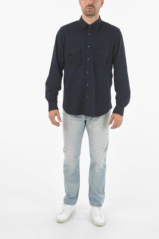 Camicia Sahariana in Jersey di Cotone