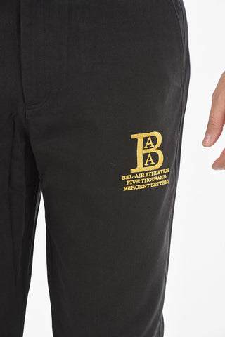 Embroidered Logo Cotton Chino Pants