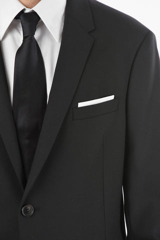 Side Vents Notch Lapel 2-Button Suit