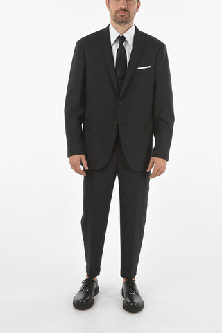 Side Vents Notch Lapel 2-Button Suit