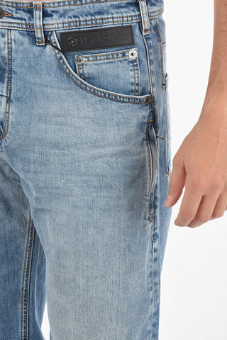 25cm 5 Pockets Baggy Fit Jeans