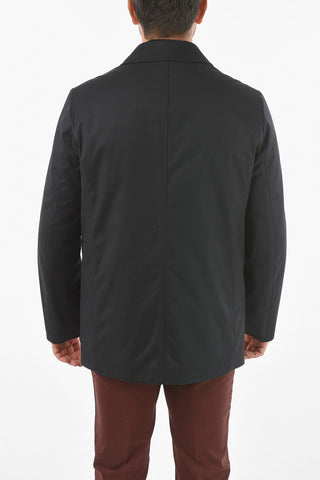 ID Leather Detail Reversible Quilted Outerwear