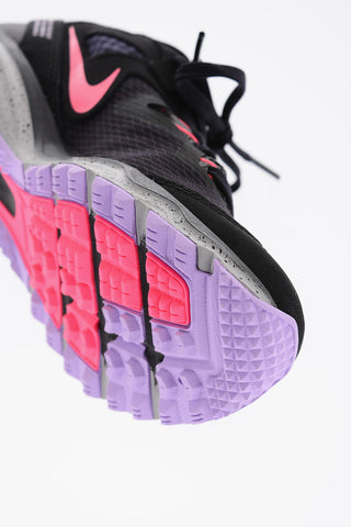 Sneakers JUNIPER TRAIL with Lettering and Perforated Details