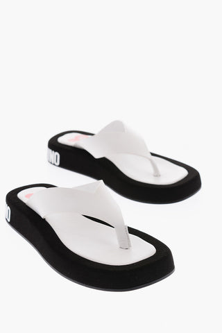 Contrasting Inner Leather ROW30 Thong Sandals