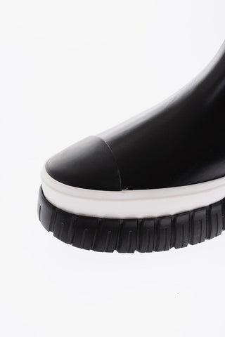 LOVE Leather GOMMA55 Chelsea Boots with Track Sole