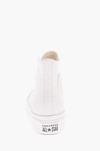CHUCK TAYLOR ALL STAR Faux Leather LIFT High-Top Sneakers with Golden Logo