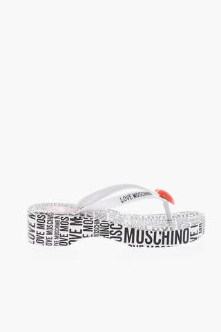 LOVE 4cm All Over Logo Printed EVA45 Flip Flops