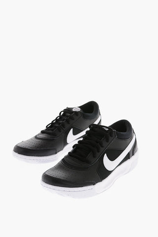 Contrastig Sole and Logo ZOOM COURT LITE 3 Low-Top Sneakers