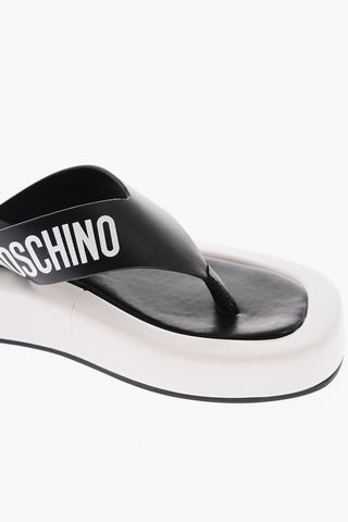 LOVE Sandali Infradito ROW30 Bicolore con Punta Quadrata