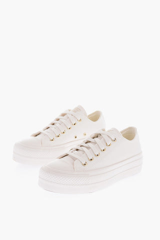 CHUCK TAYLOR ALL STAR Sneakers LIFT in Ecopelle con Platform 4,5cm