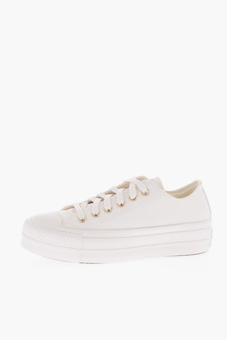 CHUCK TAYLOR ALL STAR Sneakers LIFT in Ecopelle con Platform 4,5cm