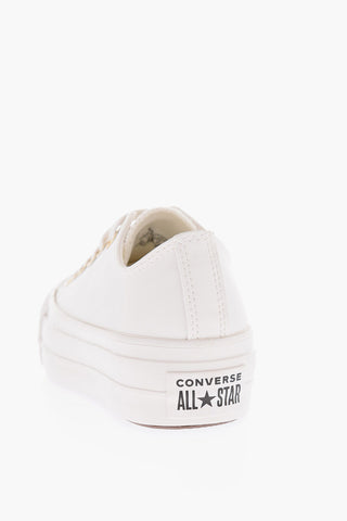 CHUCK TAYLOR ALL STAR Sneakers LIFT in Ecopelle con Platform 4,5cm