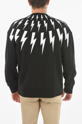 Crew-neck FAIR-ISLE THUNDERBOLT Sweatshirt