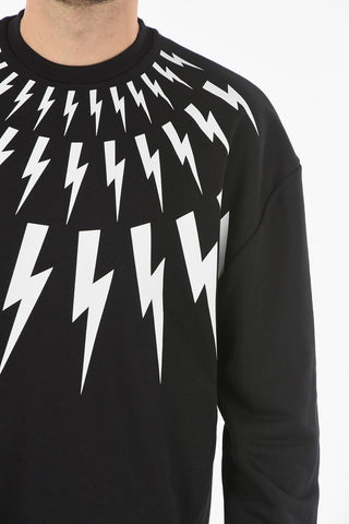 Crew-neck FAIR-ISLE THUNDERBOLT Sweatshirt