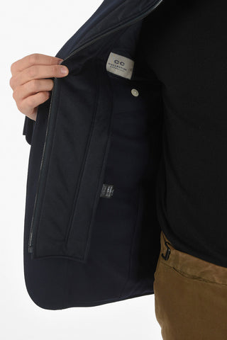 CC COLLECTION Blazer in Tessuto Stretch con Chester Piece e Toppe