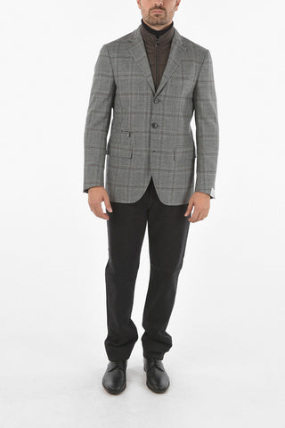 Virgin Wool SPORTSWEAR Blazer with Removable Chest Piece