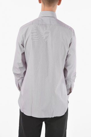 Standard Collar TROFEO COMFORT Micro-pinstriped Shirt