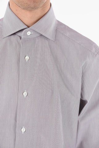 Standard Collar TROFEO COMFORT Micro-pinstriped Shirt