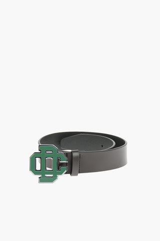 35mm solid color leather belt