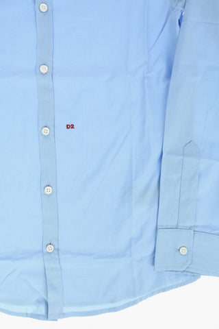 Camicia in Popeline di Cotone Button-Down