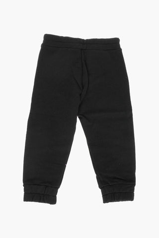 Joggers a 2 tasche con stampa fiori