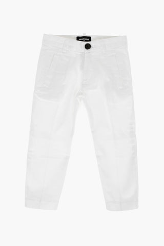 Denim 4 Pockets Pants with Belt Loops
