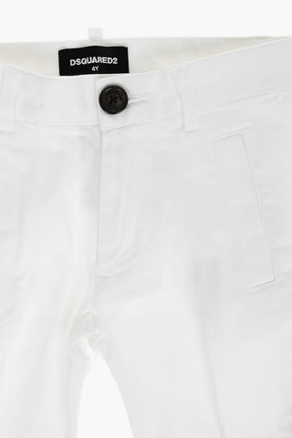 Denim 4 Pockets Pants with Belt Loops