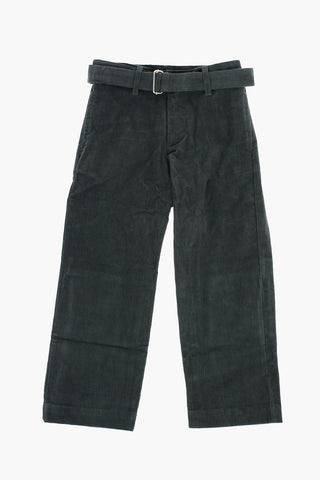 belted corduroy pants